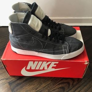 NIKE BLAZER LUX DENIM athracite/black